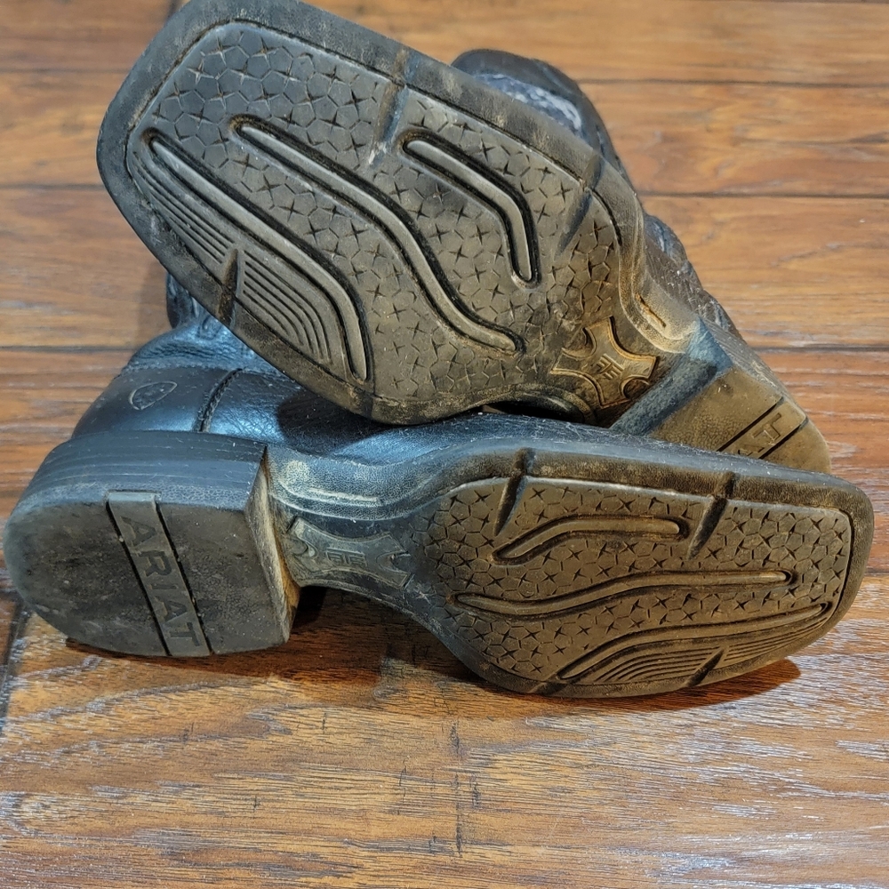 Ariat Black Western square toe boots - Picture 11 of 13